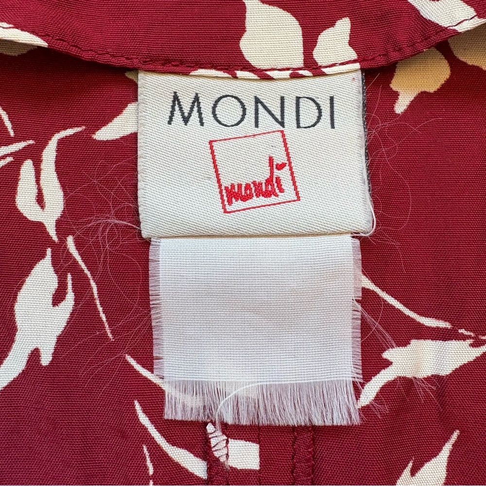 Vintage Mondi vest style sleeveless shirt size M - Picture 6 of 8